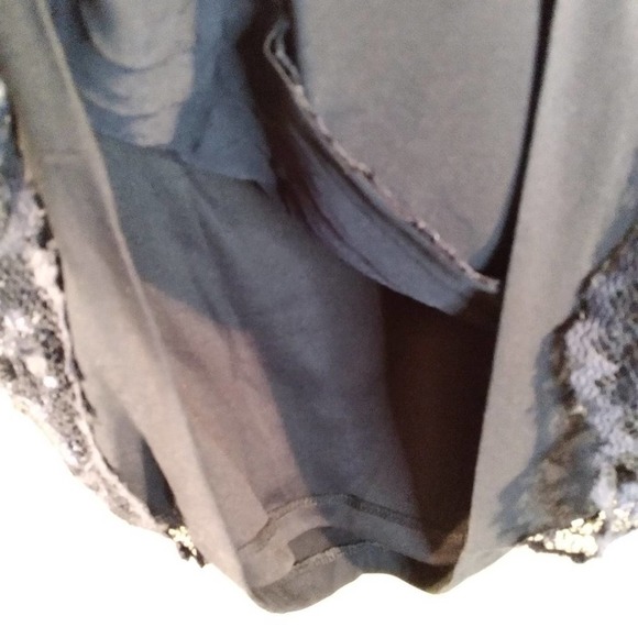 Lord and Taylor Jax Lace Panel Tiered Dress Size 12 - Picture 10 of 15